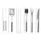 Hastings Home BBQ Grill Stainless Steel Tool Set Grilling Accessories Aluminium Storage Case wit Spatula, Tongs 382618HVS - alternate 3